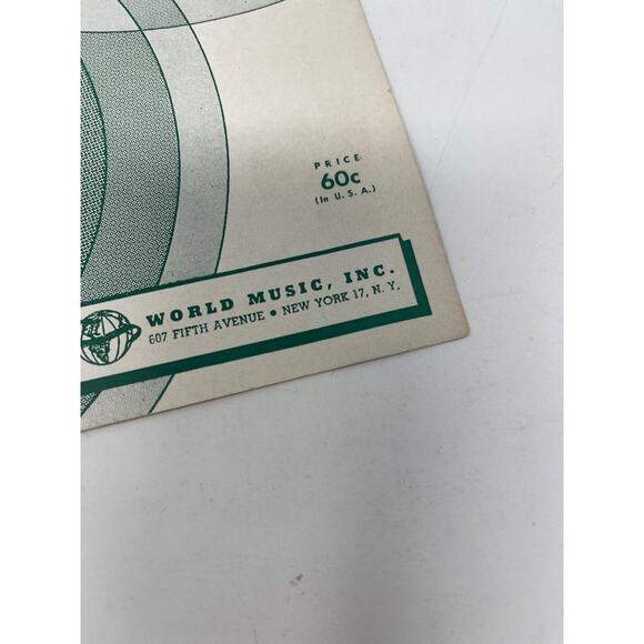 1951 Green Sleeves Sheet Music Sammy Kaye Wolf Parks Manning - Picture 8 of 9